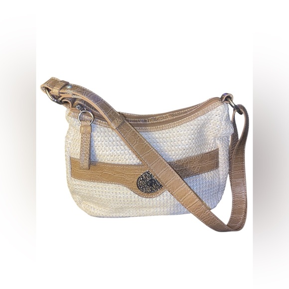 Giani Bernini Handbags - GIANI BERNINI NWT BOHO SHOULDERBAG W/WOVEN STRAW